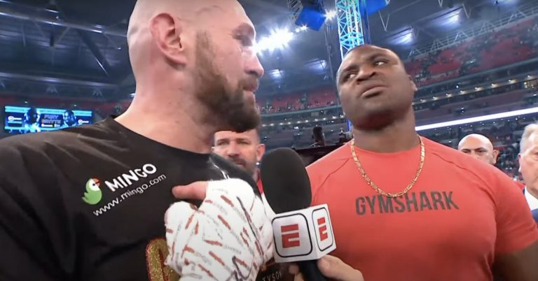 Francis Ngannou says re-signing with UFC without possibility of boxing Tyson Fury is ‘not an option’