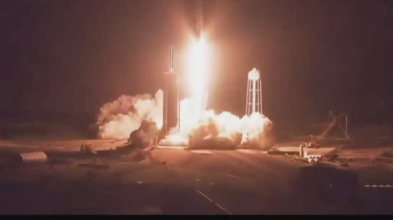 WATCH: Crew-4 successfully launches to the ISS on Wednesday morning
